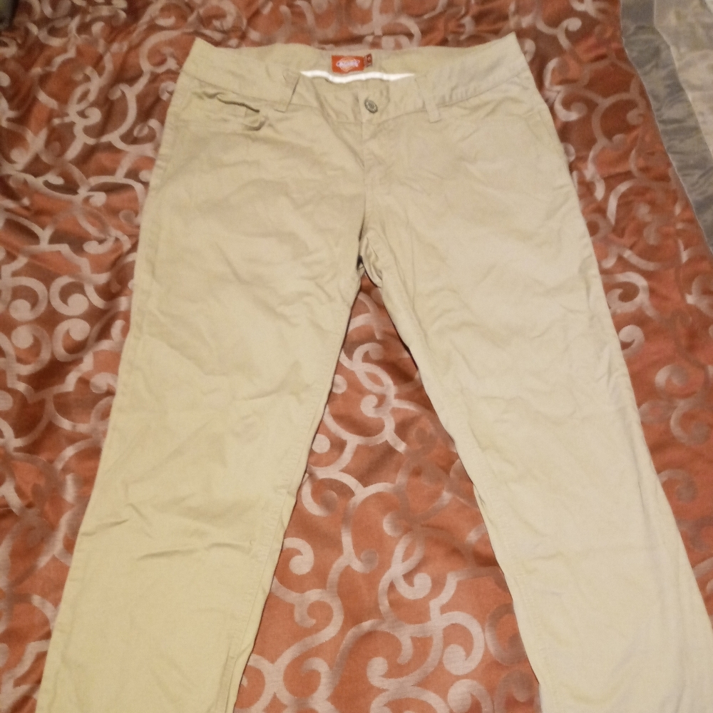NWOT Kids Dickies Khakis straight leg size 13